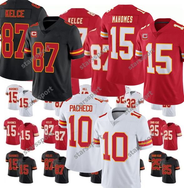 

felix anudike-uzomah jersey patrick kansass mahomes city travis kelce isiah pacheco chiefss nick bolton chris jones creed humphrey derrick t, Black;red