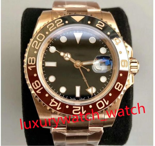 

luxury watches man new ceramic bezel automatic 2813 movement mens mechanical stainless steel watch sapphire master men fashion watches wrist, Slivery;brown
