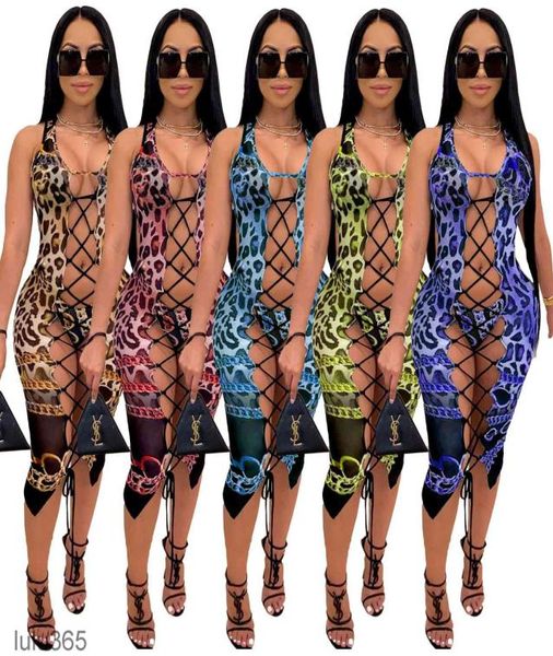 

women swimsuit designer women's 2021 summer new fashion bikini leopard print split swimsuit three piece sets sleeveless slim outfits 36, Gray