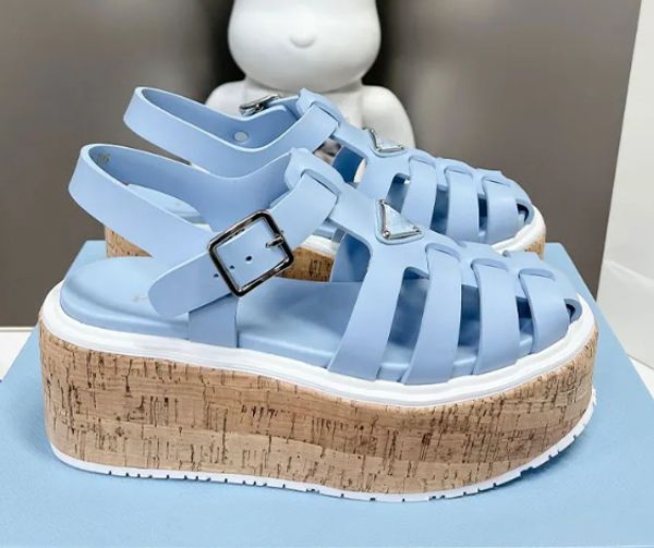 

heeled wedge high platform shoes sandals platform pointed designer sandles buckle silk stiletto heels shoes women party and versatile banque, Black