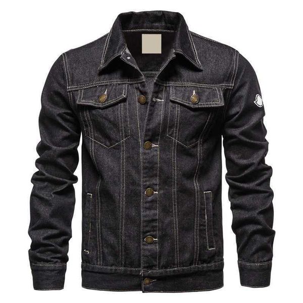 

fashion design men's and women's denim outerwear spring and autumn casual luxury brand matching size m-5xl, Black;brown