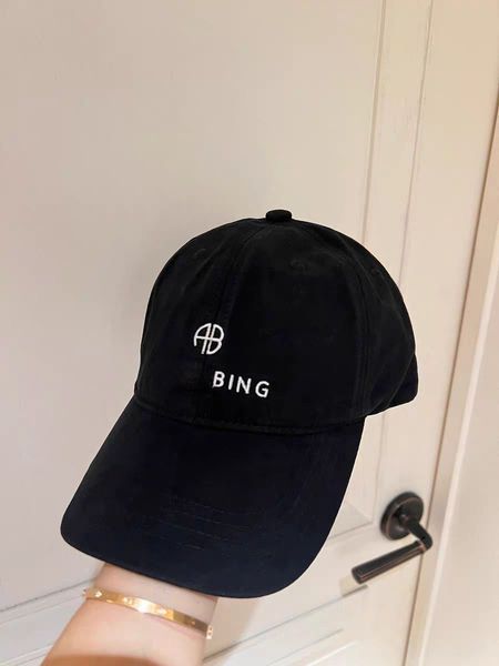 

anine outdoor hats caps high street baseball hat bing mens women sports print letter heanwears, Black;white