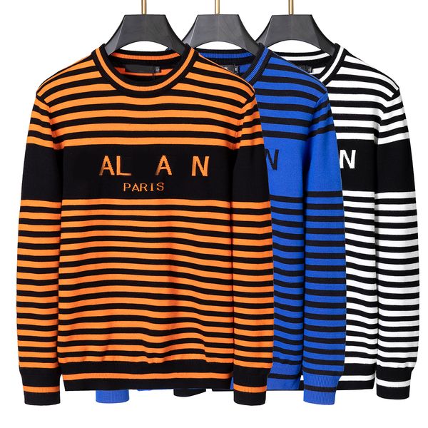 

pra designer sweater cardigan luxury men and women gradient jacquard letters men's fashion paris t street long sleeves -xxxl ll #66, White;black