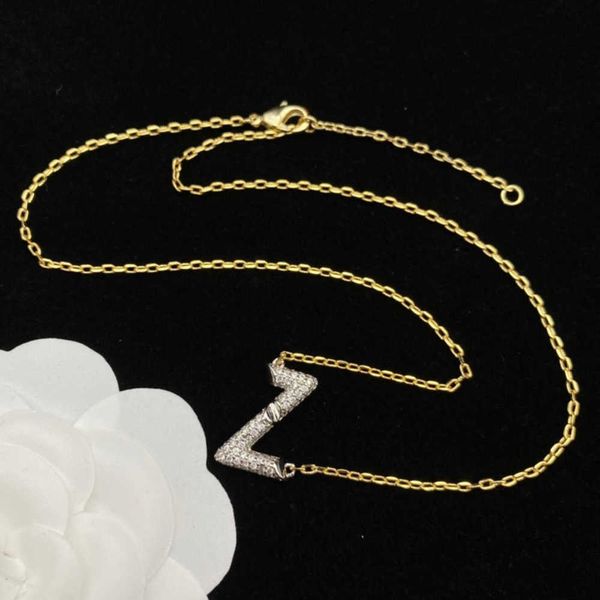 

luxury fashion classics necklaces pendants brand designer 18k gold letter choker pendant necklace chain men women cuban link jewelry gifts 9, Silver