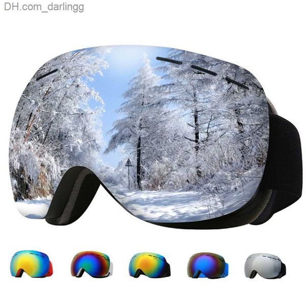 

ski goggles gobygo new skiing eyewear cycling sunglasses men women ski goggles uv400 anti-fog big ski mask glasses snow snowboard polarized