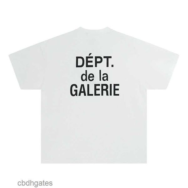 

la t-shirt mens fashion gallerry deptt casual pure cotton round neck short sleeved designer male female t shirt aiq3, White;black