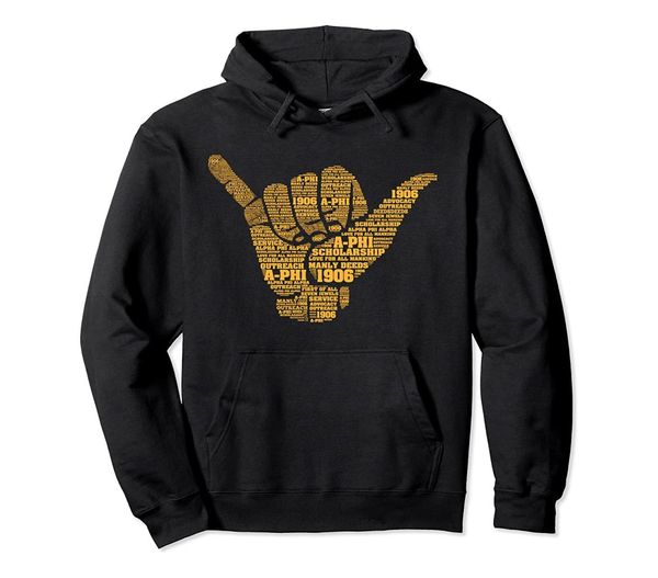 

mens alpha 1906 phi black gold alpha hand sign pullover hoodie s5xl blackgreynavyroyal bluedark heather1161399