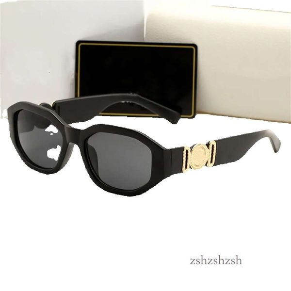 

for man woman sunglasses designer goggle beach sun glasses retro small frame design uv400 with box 2look, White;black