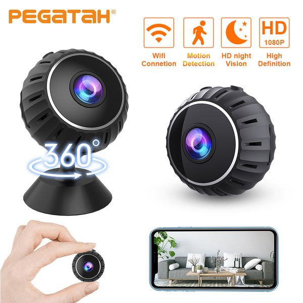 

mini cameras pegatah camera smart wifi 1080p home security hd nanny cam baby monitor indoor video recorder motion detection night vision 230