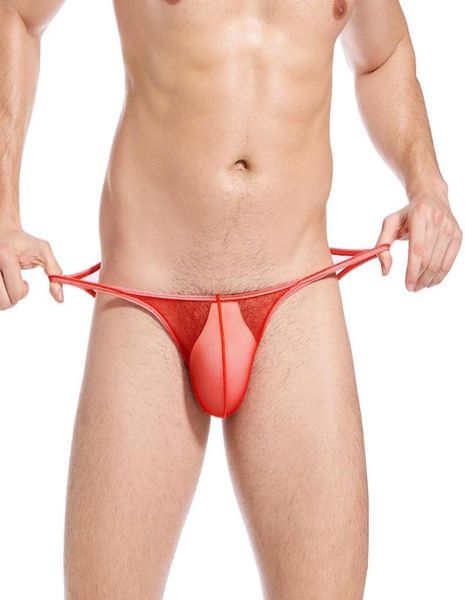 

underpants men mesh brief bulge pouch thong low waist lingerie ubulge breathable men039s underwear cueca knicker man pant5788522, Black;white