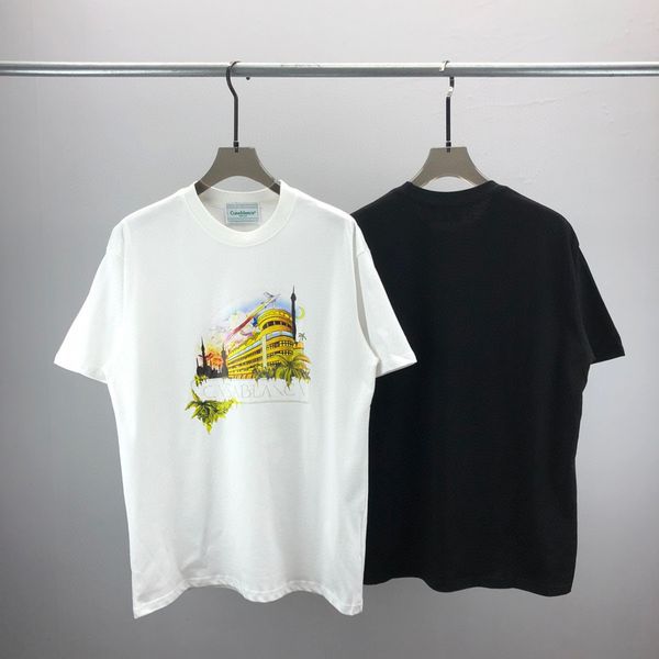 

men's plus tees & polos round t-shirt plus size neck embroidered and printed polar style summer wear with street pure cotton 42d2, Black;brown