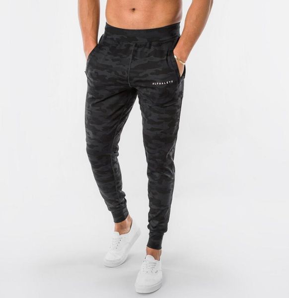 

summer men pants running joggers training sports camouflage sportswear fitness exercise run gym pants pocket trousers8356052, Black