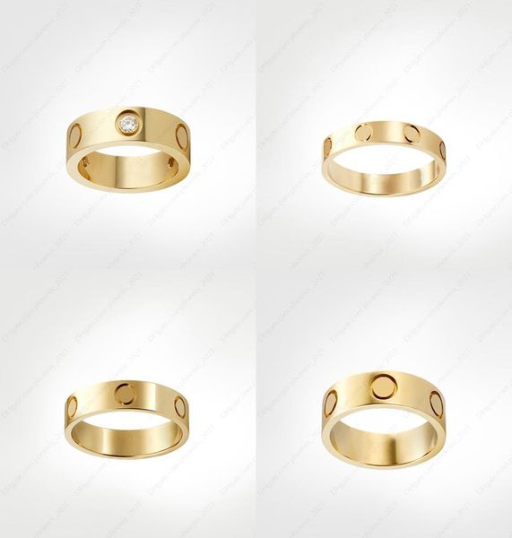 

love screw ring mens band rings 3 diamonds designer luxury jewelry women titanium steel alloy goldplated craft gold silver rose n5884305