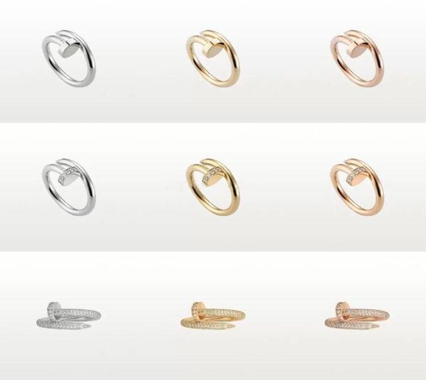 

designer nail ring jewelry midi rings for women titanium steel alloy goldplated process fashion accessories never fade not allerg6925880, Silver