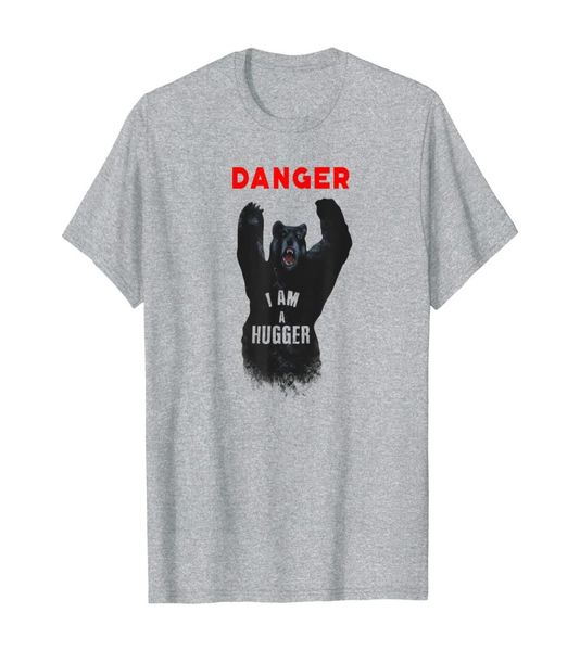 

danger i039m a hugger bear tshirt01234567891011125275641, White;black