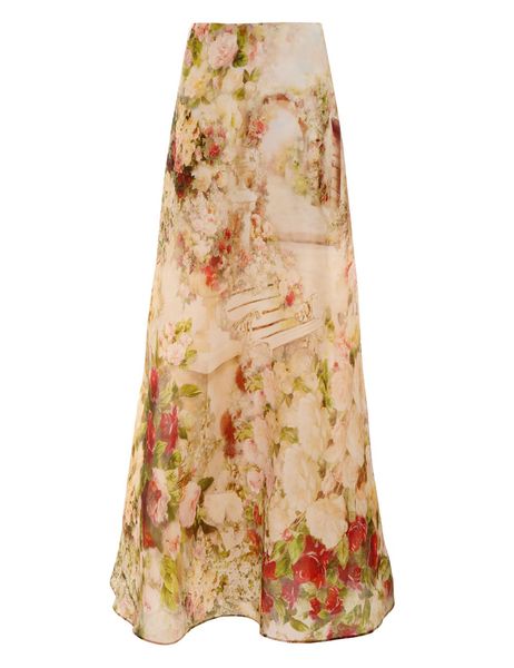 

skirts australian designer autumn/winter new print long dress, Black