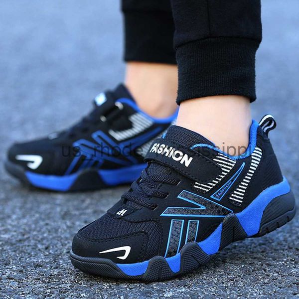 

athletic outdoor kids shoes boys breathable sports shoes girls fashion casual shoes kids non-slip sneakers children running shoes x0831, Black