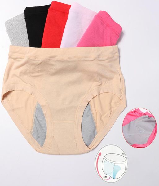 

mesh breathable leak proof menstrual panties physiological pants women underwear period cotton waterproof briefs leakproof pants6059825, Black;pink