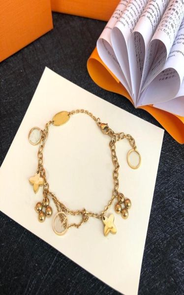 

fashion stainless steel letter gold cuban link chain necklace choker bracelet for women jewelry hand catenary link2885630, Black