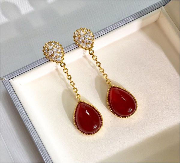

classic fashion charm chandelier dangle earrings for women 18k gold plated crystal earring woman halloween christmas accessories w3767727, Silver