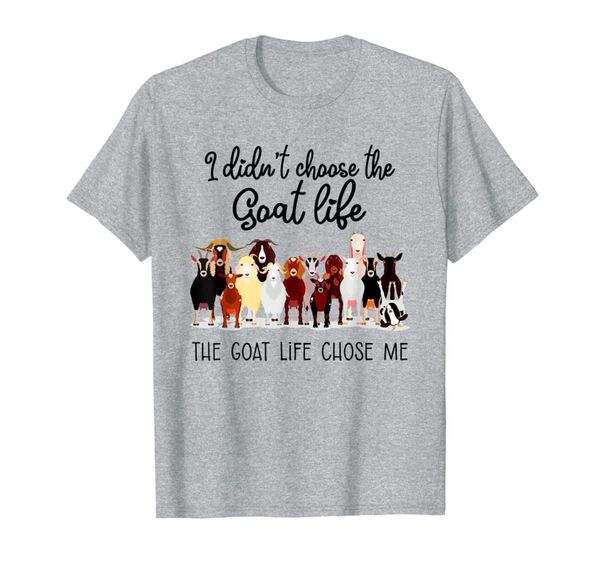 

funny i didn039t choose the goat life t shirt goat gift0125502885, White;black