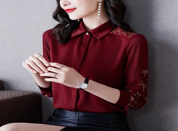 

simple basic round neck long sleeve tshirt for women korean version design feeling irregular fold wear loose bottom shirt 44166641758, White