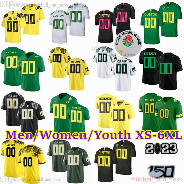 

custom xs-6xl ncaa oregon ducks football jersey 22 darrian felix 9 arik armstead 12 tyler shough 26 travis dye 7 cj verdell 5 kayvon thibode, Black