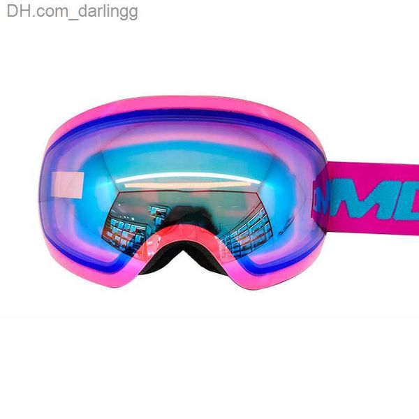 

ski goggles ski goggles double-layer lens anti fog uv protection otg design over helmet compatible for skiing anti-fog uv400 snowboarding q2