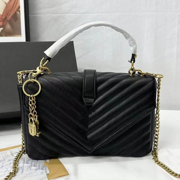 

designer bag women's shopping bag luxurys cross body handbag fashion flap saddle bags large capacity totes classic tassel chain wallet