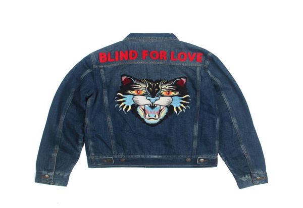 

solid casual slim mens denim jacket embroidery cat bomber jacket men cowboy men039s jean jacket chaqueta hombre3744474, Black;brown