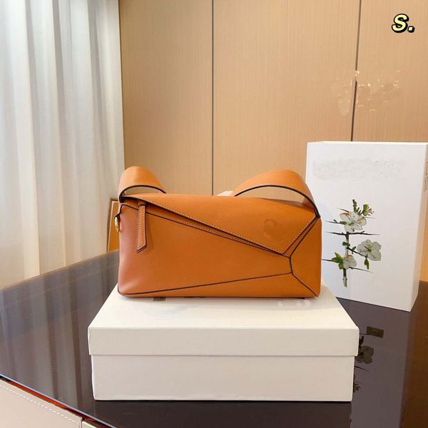 

women's bag geometric bag handbag underarm bag fashion simple handbag shoulder bag 23 autumn and winter leather handbag