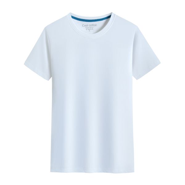 

2023 mens tshirt designer tshirt brand new cotton 100% breathable wrinkle resistance pure color men tshirts round collar short sleeve man ts, White;black