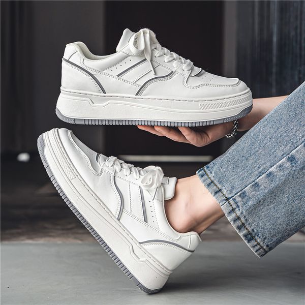 

dress shoes 2023 style of original trend with thick soled men s sports casual shoes 230830, Black