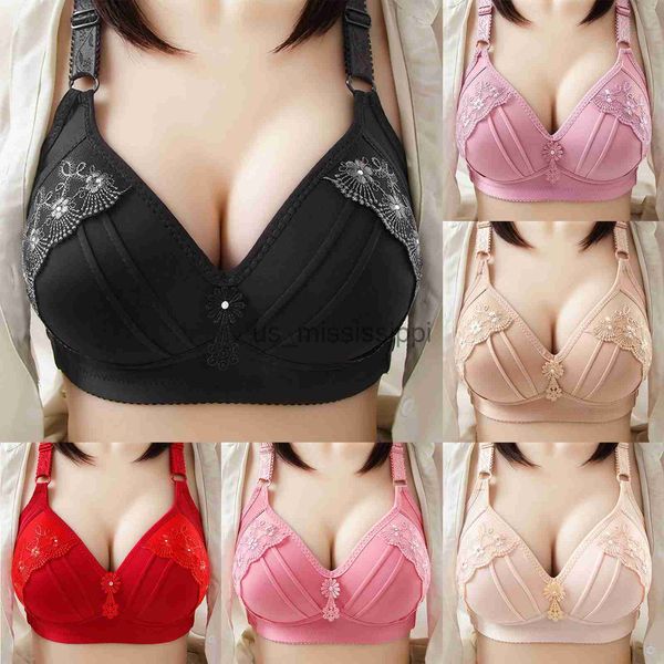 

other health beauty items women's comfortable and new middle and old age tank style large size gathering womens bras no underwire front