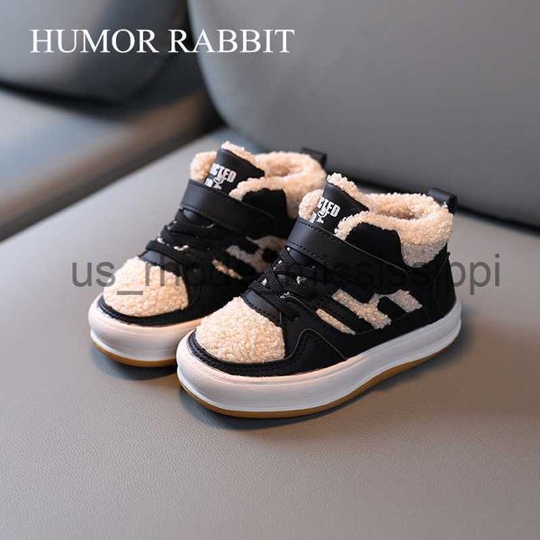 

athletic outdoor winter children snow boots for boys girls fashion baby kids outdoor sneakers ankle booties warm plush running sports kids s, Black