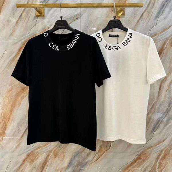 

xs-5xl tee plus size shirt cotton summer fashion mens t shirts woman and man letter printed men's women clothing short s220h, Black;brown