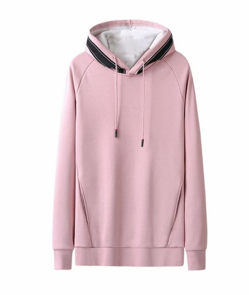 

2019 new fn00168 brand women shirt long sleeve big size winter men hooded sweatshirts streetwear hop hop woman fashion hoodie swea2396330, Black