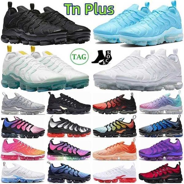 

tn 2023 plus mens womens running shoes vapor triple black white university blue since 1972 coquettish purple all red pastel shark obsidian m