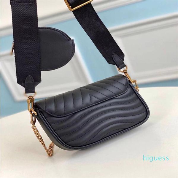 

designer- women bag fashion chain combination round coin purse mini leather wallet crossbody bags evening bag294i