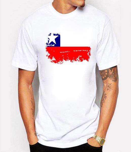 

chile national flag man039s tshirt cotton short white tshirts nostalgic but fashion style swag menboy4489050, White;black