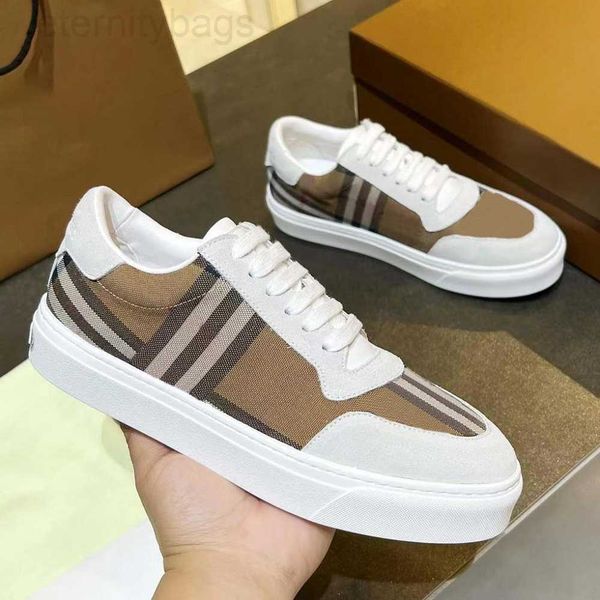 

designer men women shoes autumn and winter new products classic plaid sneakers cotton plaid rubber outsole comfortable lightweight, Black