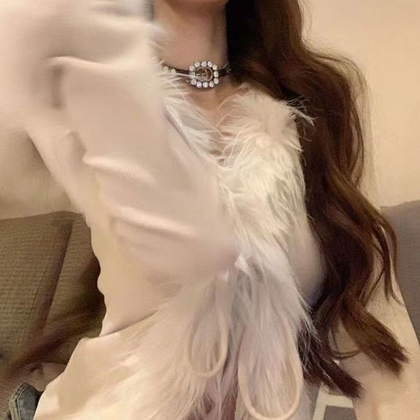 

women's sweaters sweet spice long sleeve knitted cardigan autumn and winter with a sense of atmosphere slimming short bottom sweater 23, White;black