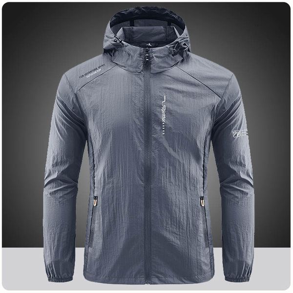 

mens jackets summer outdoor quick dry sunprotective thin jacket men hiking fishing cycling hooded gym sport windbreaker ultra light coats 23, Black;brown