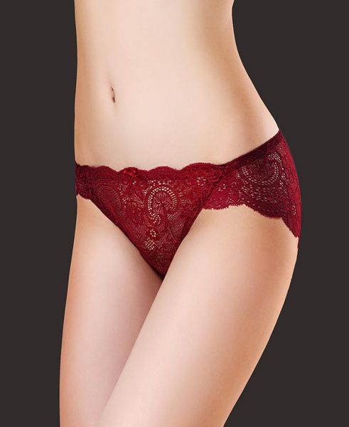 

lacy transparent underwear whole temptation fashion color lowwaist briefs cotton crotch seamless comfortable breathabl7884415, Black;pink