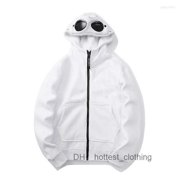 

compagnie cp men's hoodies & sweatshirts hip hop men round lens sweatshirt pullover pure cotton hooded cp clothe cp hoodie 1 tjmj, Black