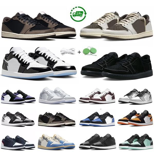 

men women basketball shoes low sneaker olive reverse dark mocha fragment panda white black cyber tan wolf unc grey bred shadow toe mens trai