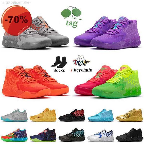 

boots og lemelo ball mb.01 basketball shoes rock ridge red blast queen city buzz rick and morty trainers