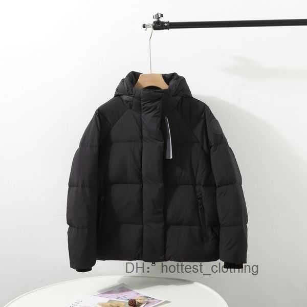 

goose coat men's and women's down winter warm canadian casual white badge capsule series outdoor fashion canda goose jacket 1 qitn, Black