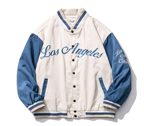 

men039s jackets men baseball jacket embroid thin oversize loose casual women039s boyfriend style bomber varsity coupl4144000, Black;brown