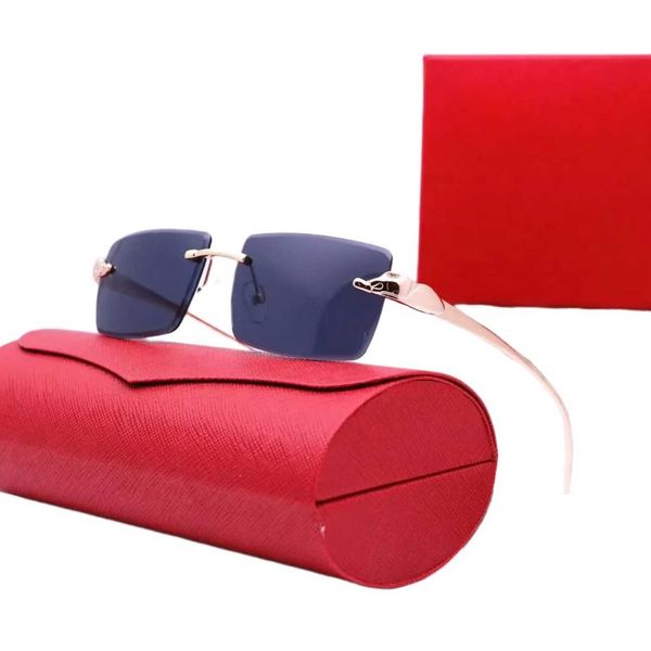

fashion metal sunglasses women luxury mens sunglasses ladies irregular glasses for man protection outdoor beach goggle with box rimless sung, White;black